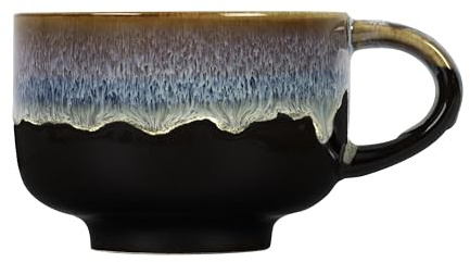 NOVA CERAMICS Large Coffee Mug - Ceramic Coffee Mug - Coffee Cups with Handle - 16 oz Coffee Mugs - Microwave & Dishwasher Safe - Gifts For Women Men Him Her - 16oz - Monsoon