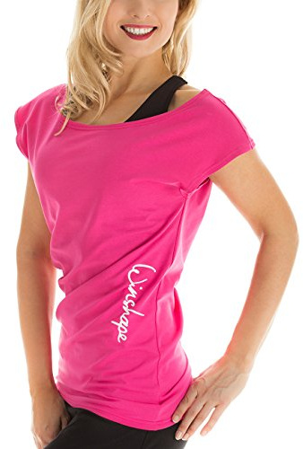 Winston Hape WTR12 Maglietta da Donna per Danza e Tempo Libero, Donna, Winshape Damen Dance-Shirt WTR12 Freizeit Fitness Workout, Pink, L