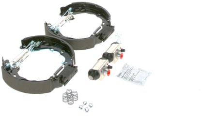 BOSCH Jeu de mâchoires de frein 0204114686 | Compatible avec: NISSAN MICRA IV, NOTE