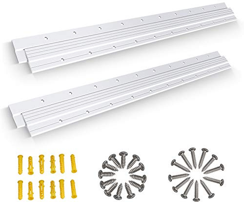 (76.2 cm) French Cleat, 2 Paar Heavy Duty Aluminium Z Clips/Bar Hanger ineinandergreifende Wandmontage Klammer Hardware Kit zum Aufhängen von Spiegeln, Bildern, Regalen, Kopfteil, Kunst, Rahmen