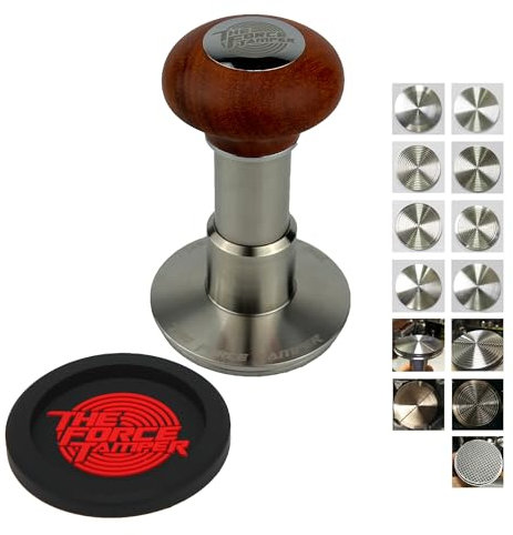 The Force Tamper-Automatic Impact Coffee Tamper Adjustable Const Pressure and Autoleveling Full Set (58.50, Jelly)