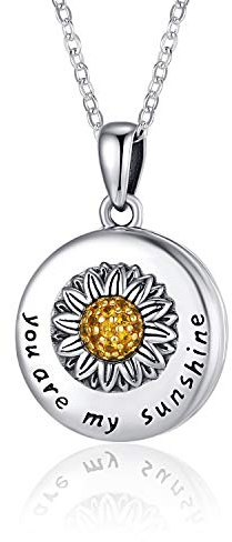 TANGPOET medaljong halsband som håller bild 925 sterling silver foto bild hänge minnesgåvor för män kvinnor mamma dotter familj, 0.71 inches x 0.71 inches, Sterlingsilver