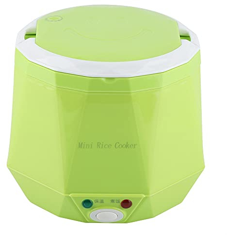 Olla Arrocera Eléctrica Portátil 24V/140W 1.6L para Coche y Camión Uso al Aire Libre (Verde)