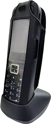 Gigaset Ledertasche mit abnehmbarem Drehgürtelclip für das R700H und Unify Openscape R6