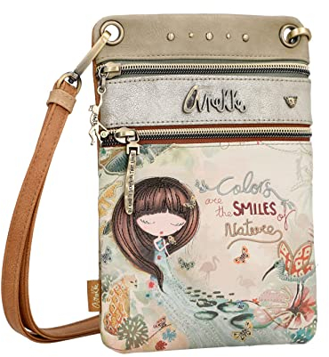 Anekke Damen 36703-905 Umhängetasche Mehrfarbig 15x22x2 BANDOLERA, bunt