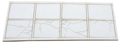 NOCH Großformat-Beton-Platten, realistische Modellbau Platten, 40 Stück für Spur H0 perfekt für Gehwege und Plätze