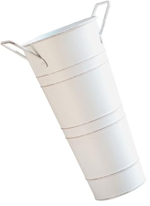 NYCEMAKEUP Metall-Regenschirmständer mit Griff, Vintage-Regenschirm-Eimer, dekorative Vase, Aufbewahrungsregal für Zuhause, Wohnzimmer