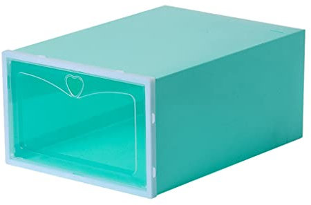 BAYORE 4 Stück Schuhbox Schublade Für Koffer Durchsichtiger Kunststoff Stapelbare Schuhaufbewahrung Organizer Transparente Schuhbox