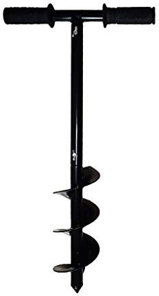 Mllepjdh Garden Garden Soil Loosening Fried Dough Twist Digging Planting Tools Alloy Ground Auger Bit Quick Hole Digger Tools Tools Ratchet