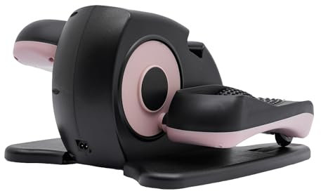 Sportgeräte Zuhause 5 Gänge Beintrainer im Sitzen 3 Modi Sitzender Bein Fuß Pedal Übungsgerät Ideal für die Wiederherstellung von Kraft Gleichgewicht und Koordination der Beinmuskulatur (Rosa Schwarz)