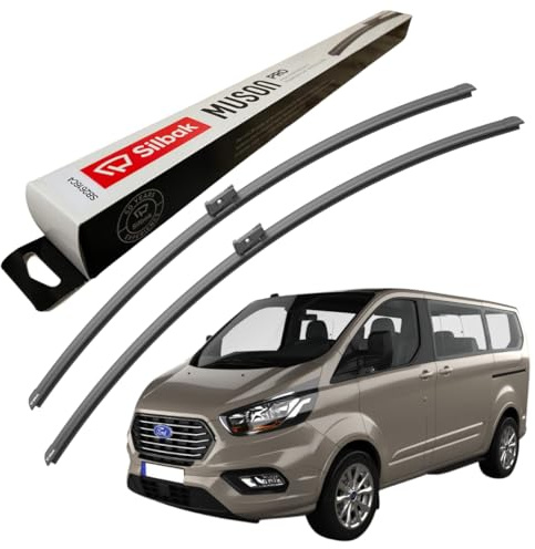 Silbak Windscreen Wipers, fits for FORD TOURNEO CUSTOM (09/2012-12/2023) Front Wiper Blades, 750mm/700mm