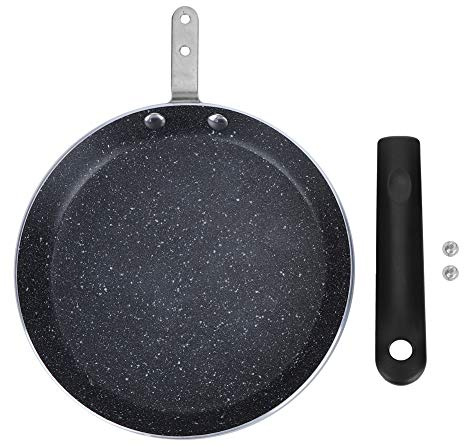 Qcwwy Ollas, sartenes, recubiertas, estufas, sartén, seguras y resistentes al calor, utensilios de cocina, ahorro de energía, sartén para desayuno, panqueques, antiadherente (tamaño pequeño (6