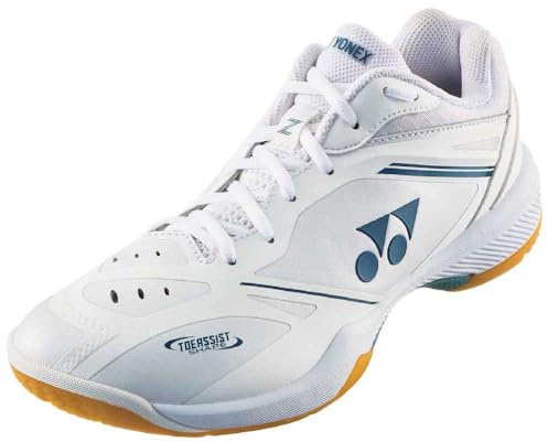 Yonex Power Cushion 65 Z4 Herr – Badmintonskor med Power Cushion+-dämpning, Vit, 44.5 EU