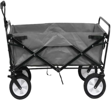 CHEMYO Chariot de Plage, Chariot de Camping, Chariot d'extérieur, Transport de matériel de pêche, Petite remorque, Chariot de supermarché Pliable à Quatre Roues, Chariot (G)
