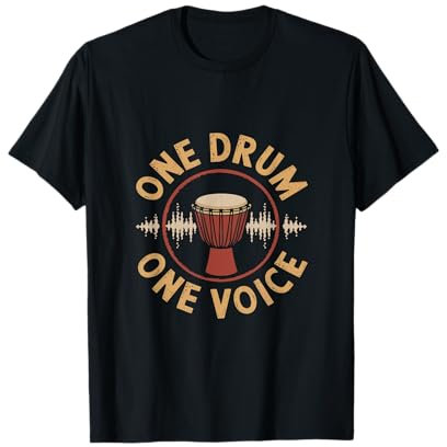 Eine Trommel, eine Stimme, Djembe T-Shirt
