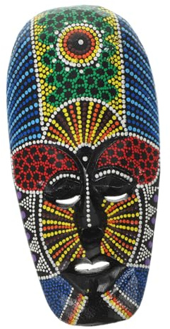 OUNONA Maschera Tiki Decorazione Murale e Ufficio Unico e Casuale