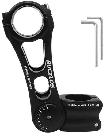 AEYINO Fahrradlenker Vorbau, Lenkererhöhung Fahrrad 31.8 * 130mm Für MTB