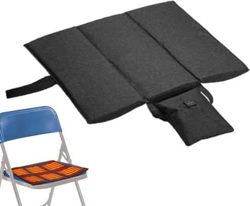 Riscaldante Per Sedili Da Stadio | 3 Modalità Pieghevole | Sedili Da Stadio Riscaldati Portatili Per Gradinate,Per Esterno Picnic Portico Giardino Cortile Posteriore Gradinate