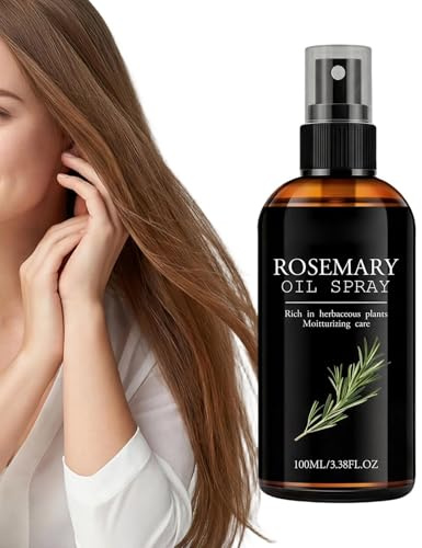 Spray Conditionneur Sans Rinçage Brume hydratante démêlante au romarin 100 | Vaporisateur Après-Shampoing Capillaire Pour pointes fourchues et cheveux frisottants maison bureau résidence