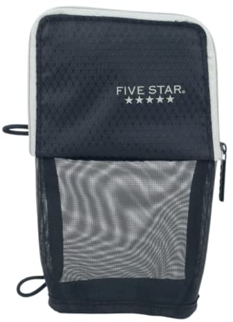 Five Star Stand 'N Store Pencil Pouch, Fits 3-Ring Binder, Pencil Case, Assorted Colors, Color Will Vary, 1 Count (50516)