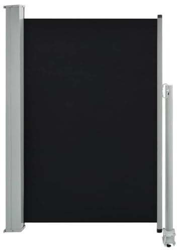 Homgoday Terassmarkis med automatisk återrullningsfunktion, svart/grå, 120 x 300 cm modell 45187