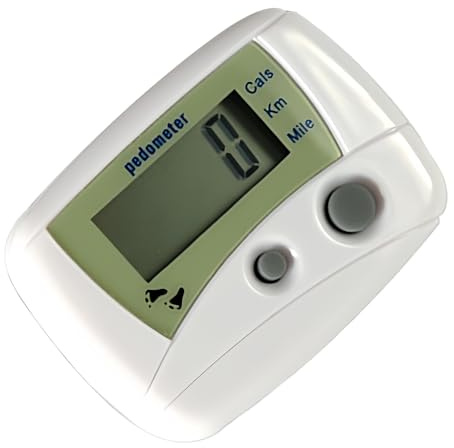 Walking Pedometer - Digital Lcd Step Counter Tracking, Record - Monitor for Exercise Workout Recording Distance Walking Running Swimming Hiking Travel Fitness Indoor