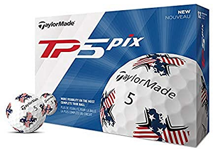 TaylorMade TP5 Pix USA Golfball, Dutzend