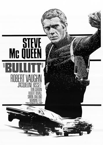Bullitt - Steve McQueen (1968) | US Import Filmplakat, Poster [59 x 84 cm]