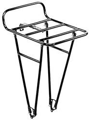 Pelago, Gepäckträger vorne, Commuter Front Rack, Medium, Schwarz