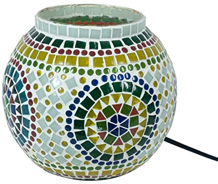 BY SIGRIS Signes Grimalt Lámpara Árabe de Mesa | Lampara Marroqui, Multicolor