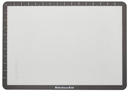 KitchenAid Silicone Large Baking Mat, 12x17-Inch, Gray