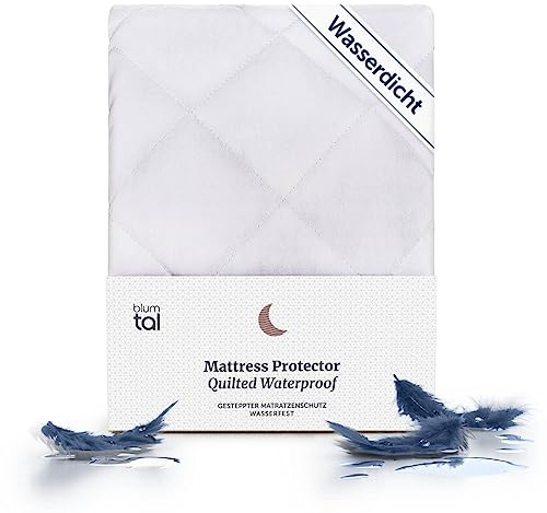 Blumtal® Luxus Gesteppter Matratzenschoner – Oeko-TEX Zertifiziert, Anti-Allergie Matratzenschoner, Matratzenschoner Wasserdicht – 120x200x30cm