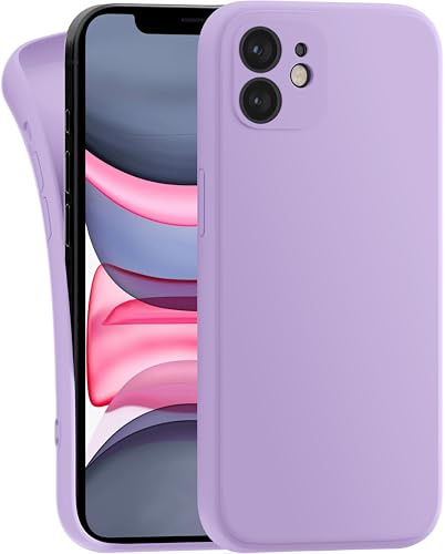 MyGadget Cover per iPhone 11 - Custodia Protettiva in Silicone Morbido – Case TPU Flessibile - Ultra Protezione Antiurto & Antiscivolo Violetta