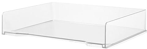 Schreibtischablage, stapelbar, A4-Papierhalter und Kinderbuch-Organizer mit Frontlader-Papierablage, stapelbarer Dokumenten-Organizer für Notizen, Stifte, Bleistifte, Schreibtischschubladen,