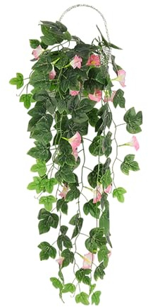 Simulationsblume Morning Glories Fade Outdoor Blumen Petunien Realistische Outdoor Blumen Zvh287 (Pink, One Size)