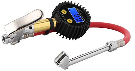 Manometro Per Pneumatici, Gonfiatore Per Pneumatici Pompa Per Pneumatici Con Manometro Digitale Con Tester Per Pressione Dei Pneumatici Accessori Per Compressori D'aria