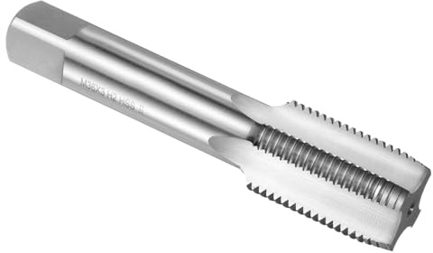 sourcing map HSS6542 Taraud manuel M36 x 3 H2 Filetage métrique Taraud Droit Vis Taraud Outil de filetage en acier rapide