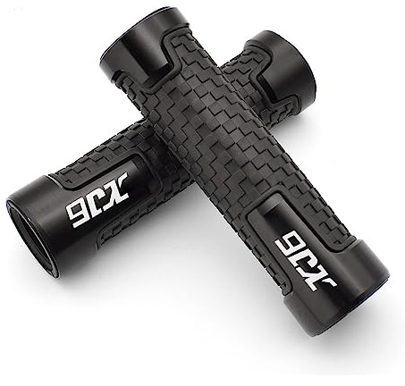 Seulomo Puños Moto, Empuñaduras de Manillar Motocicleta, F para Y-amaha XJ6 N / XJ6 Diversion 2009 2010 2011 2012 2013 2014 2015 XJ6 Motocicleta Empuñadura Manillar Cubremanos Accesorios(Black)