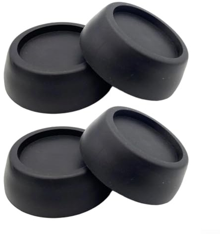 4Pcs Rubber Washing Machine Vibration Pads, Anti Vibration Feet Pads for Washing Machine, Rubber Shock Absorber Mat for Wash-ing Machine Feet