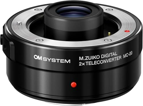 OM SYSTEM MC-20 2x Teleconverter – Double Focal Length for many Olympus M.Zuiko Lenses, Weather-Sealed, Lightweight, Ultimate Reach for Wildlife & Macro Photography