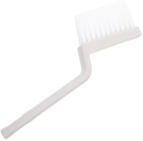 Healeved 2pcs Multi-Purpose Grout Brush with Handle, Stiff Bristle Tile Floor Cleaner for Shower, Bathroom, Kitchen Grout and Baseboard Cleaning