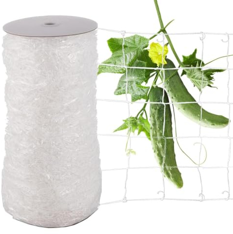 Red de Enrejado para Plantas Soporte Malla Rosas | Red soporte plantas trepadoras Para Jardineros, Cultivadores, Balcón, Patio, Jardín, Invernadero, Vivero, Macizo De Flores,