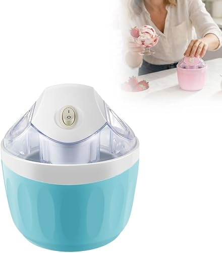Mini Máquina Para Hacer Helados, Pequeña Máquina Personal Para Postres Caseros, Ideal Para Gelato, Sorbete Y Yogur Helado. Máquina Individual Para Hacer Helados, Mini Electrodoméstico De Cocina