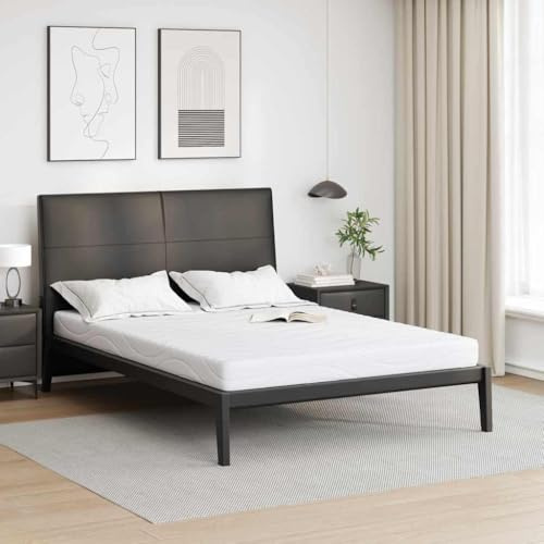 Zentexion Gel minnesskum, madrass, vit, 160 x 200 cm jacquardöverdrag, 13 cm höjd, för säng och sovrum, medelhårt komfortskum, dyna för inomhusbruk