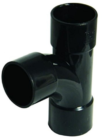 32mm (36mm) Black Solvent Waste Pipe Swept Tee