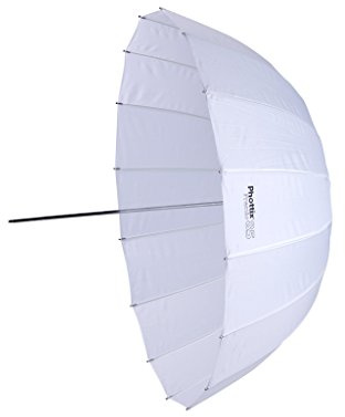 Phottix PH85382 Premio Durchlichtschirm, 85 cm, Schwarz