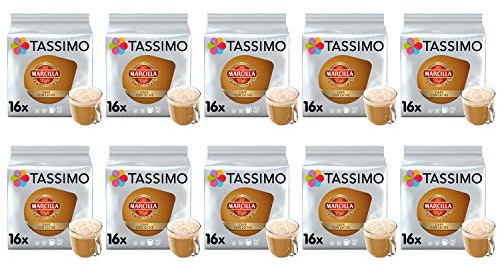 Dosettes de café Tassimo Marcilla Cafe Con Leche | Paquet de 10 (160 boissons)