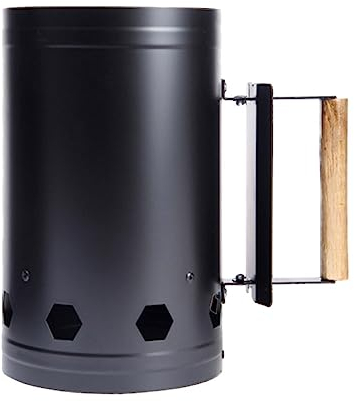 Worparsen Cheminées à charbon de bois pour barbecue - Allumage rapide - Poêle à charbon de carbone - Seau de démarrage aléatoire