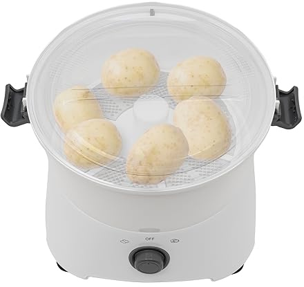 Electric Potato Peeler, Automatic Potato Peeler Commercial Vegetable Fruit Peeling Machine One-Button Drive Portable Potato Peeler Spinner for Household Home Kitchen Restaurant Use(US Stock)