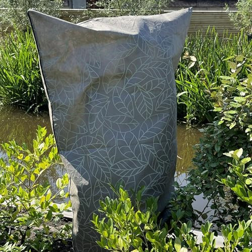 Lot de 2 Housse Hivernage 150x230 CM | Marron Sac de Protection pour Plantes Exterieur Contre Le Froid et Le Gel | Avec Cordon de Serrage et Zipper Voile d'hivernage | Pour Arbres, Plantes et Arbustes